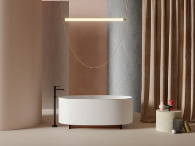BEAM - Freestanding oval Livingtec® bathtub _ Ex.t