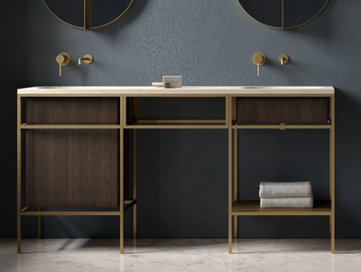 FRAME - Floor-standing double vanity unit with drawers _ Ex.t
