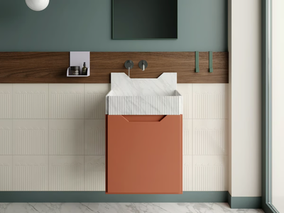 FRIEZE TWO LINED - Wall-mounted vanity unit _ Ex.t