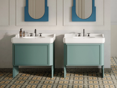 NOSTALGIA - Floor-standing MDF vanity unit with drawers _ Ex.t