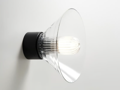 PEACOCK - LED Borosilicate glass wall lamp _ Ex.t