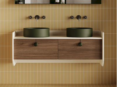 SWING - Double wall-mounted vanity unit with drawers _ Ex.t