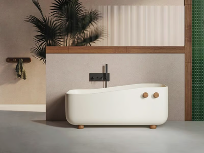 SWING - Freestanding rectangular Livingtec® bathtub _ Ex.t