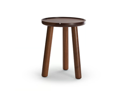 BELLAGIO - Round mahogany high side table _ Exteta