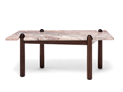 CAPRERA - Arabescato marble garden side table _ Exteta