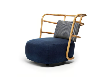 JUNGLE - Juncus and fabric garden armchair _ Exteta