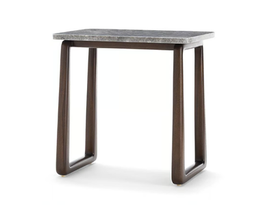 LPIDC07 - Mahogany high side table with marble top _ Exteta