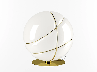 ARMILLA - Blown glass table lamp _ Fabbian