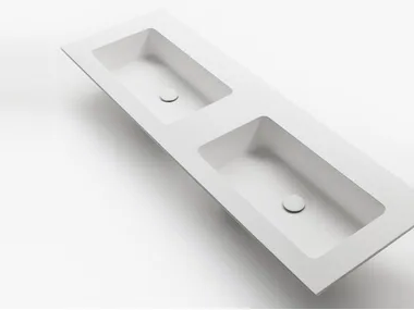 MINI ROUNDLUX H1 - Double Ceramilux® washbasin _ FALPER