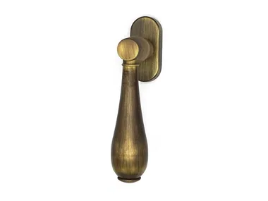 HARMONY-DK - DK brass window handle on rose _ Fama International