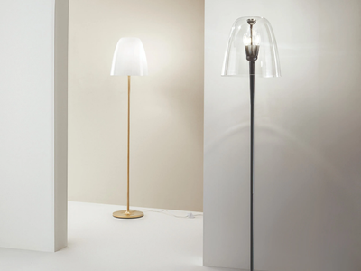 ARES - Blown glass and metal floor lamp _ Fan Europe Lighting