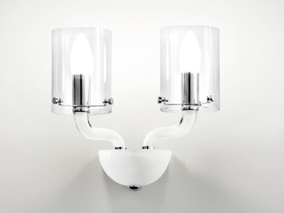 AURORA - Blown glass wall lamp with fixed arm _ Fan Europe Lighting