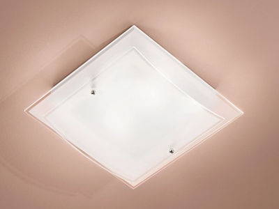 DRITTA-CURVA - Glass ceiling light _ Fan Europe Lighting