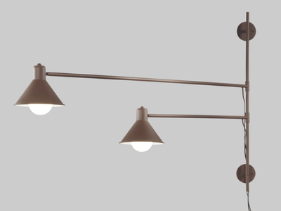 DUETTO - Adjustable metal wall lamp _ Fan Europe Lighting