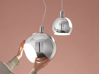 NARCISO - Swivel chrome plated pendant lamp _ Fan Europe Lighting