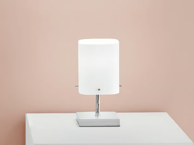 SQUARE - Opal glass table lamp _ Fan Europe Lighting