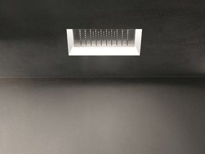 ACQUAFIT 93 K001 - Built-in square overhead shower with chromotherapy _ Fantini Rubinetti