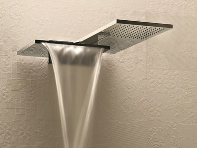 MILANO - 8035 - Wall-mounted 2-spray overhead shower _ Fantini Rubinetti