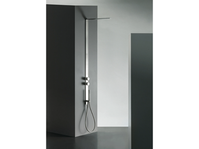 MILANOSLIM - Wall-mounted stainless steel shower panel _ Fantini Rubinetti