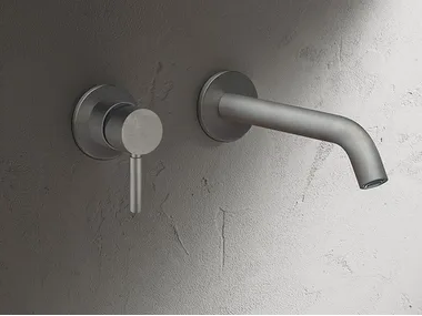 NOSTROMO - E812B+M011A - Wall-mounted washbasin mixer _ Fantini Rubinetti