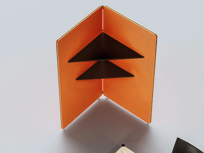 HUB - Sound absorbing freestanding modular fabric office screen _ FANTONI