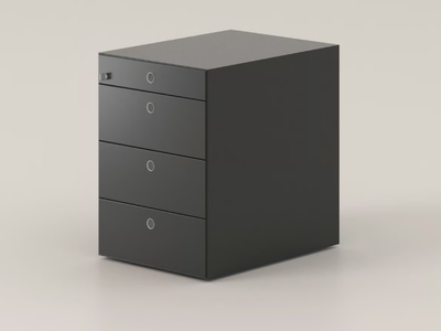 MÈTA - Office drawer unit with lock _ FANTONI