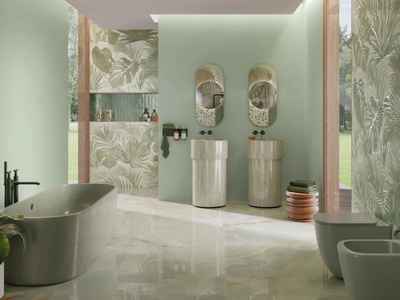 COLOR > MOOD - White-paste wall tiles with concrete effect _ FAP ceramiche