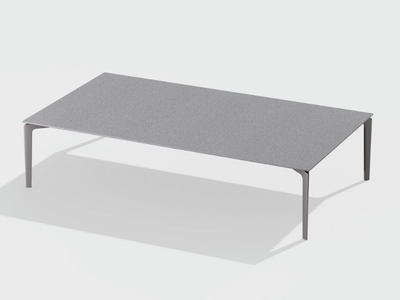 ALLSIZE - Low aluminium garden side table _ FAST