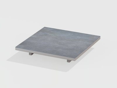 SOLARIS - Square low garden side table _ FAST