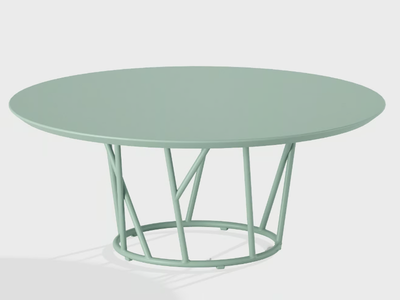 WILD - Round aluminium garden side table _ FAST