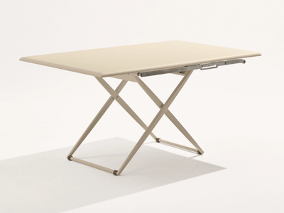 ZEBRA - Rectangular height-adjustable garden table _ FAST