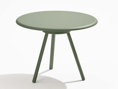 ZEBRA - Round aluminium garden side table _ FAST