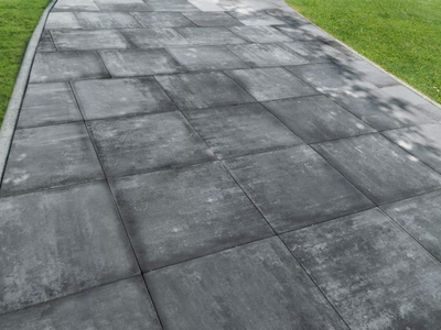 GEOMETRICO - Floating concrete outdoor floor tiles _ FAVARO1