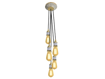GENOVA II - Brass pendant lamp _ FEDE