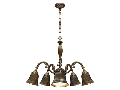 MILAZZO III - Brass pendant lamp _ FEDE