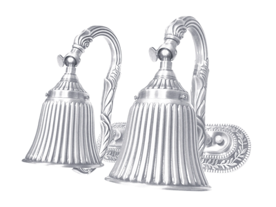 SAN MARINO II - Brass wall lamp _ FEDE