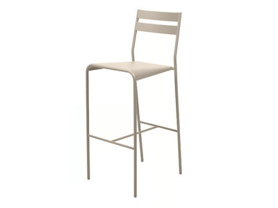 FACTO - High steel garden stool _ Fermob