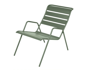 MONCEAU - Stackable steel garden armchair _ Fermob