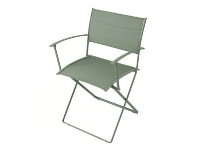 PLEIN AIR - Folding steel garden chair with armrests _ Fermob