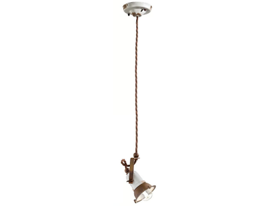 LOFT - Swivel ceramic pendant lamp _ FERROLUCE