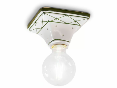 TRIESTE - Ceramic ceiling lamp / spotlight _ FERROLUCE