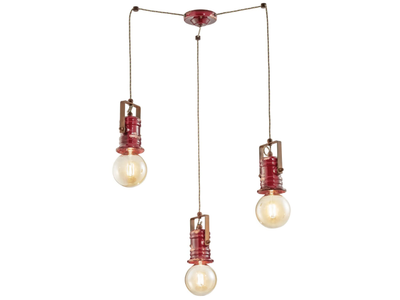 URBAN - Adjustable swivel ceramic chandelier _ FERROLUCE