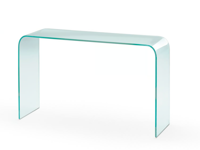ELEMENTARE - Glass console table _ Fiam Italia