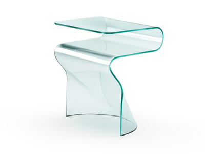 TOKI - Glass coffee table / bedside table _ Fiam Italia