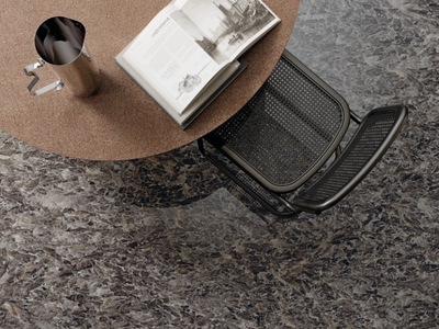 SELENITE BLACK MAXIMUM - Porcelain stoneware wall/floor tiles _ Fiandre Architectural Surfaces