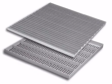Grating and Support Frames - Walkable expanded metal Grille _ FILS