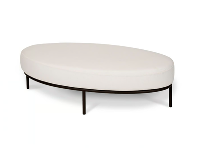AURA - Stainless steel garden pouf _ Fischer Möbel