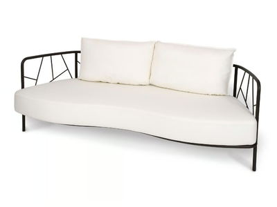 AURA - Stainless steel garden sofa _ Fischer Möbel