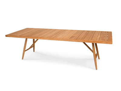 BELUGA - Rectangular teak garden table _ Fischer Möbel