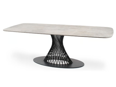 CLARIS - Fm-ceramtop and metal garden table _ Fischer Möbel